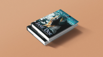 On Thin Ice: Hardcover Book Mockup