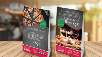 Pasta Amore Table Tent Display