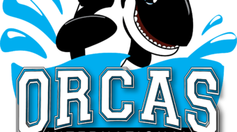 Sports Team Logo Design: Orcas International Swim Team